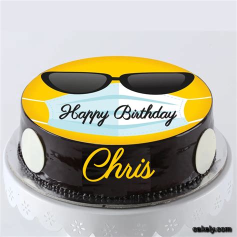 🎂 Happy Birthday Chris Cakes 🍰 Instant Free Download