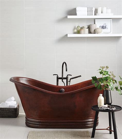 That brings together in one perfect package cleverness in design, a whole range of thoughtful benefits and precise attention to those finer details. Aurora 72-Inch Hammered Copper Soaking Tub | Native Trails ...