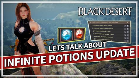 Lets Talk About The Infinite Potions Changes Black Desert Youtube