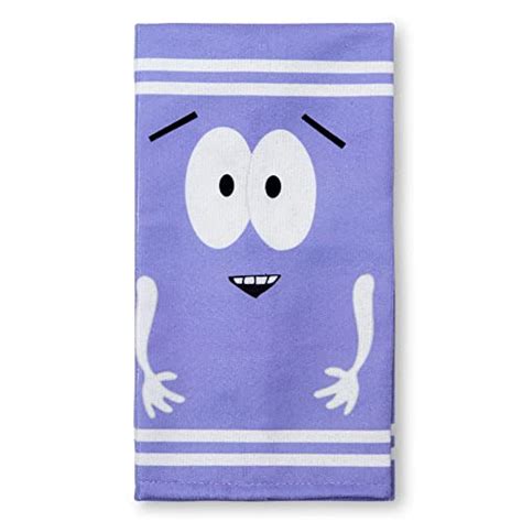 South Park Towelie Hand Towel 24 Inch Blue Cotton Bath And Kitchen
