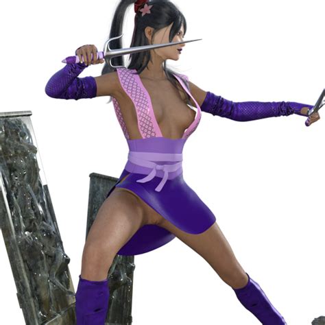 Download Stl File Sexy Anime Ninja Girl • 3d Printer Design ・ Cults