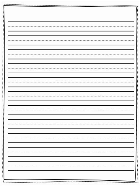 50 Lined Paper For Handwriting Practice Ufreeonline Template