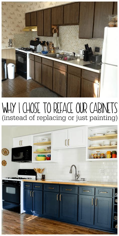 How much does it cost to replace kitchen worktops? Why I Chose to Reface My Kitchen Cabinets (rather than ...