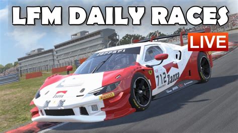 Live Lfm Daily Races Assetto Corsa Competizione In The Ferrari