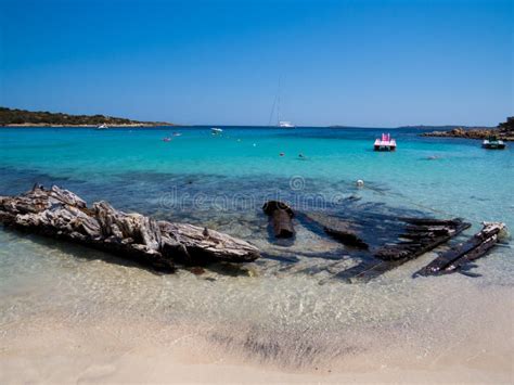 Spiaggia Del Relitto Island Of Caprera Stock Image Image Of Italian