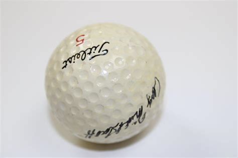 Lot Detail Cary Middlecoff Vintage Signed Titleist Acushnet Dt Golf
