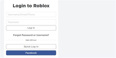 Roblox Login Page Account