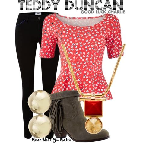 Good Luck Charlie Tv Show Outfits Fandom Fashion Teddy Duncan