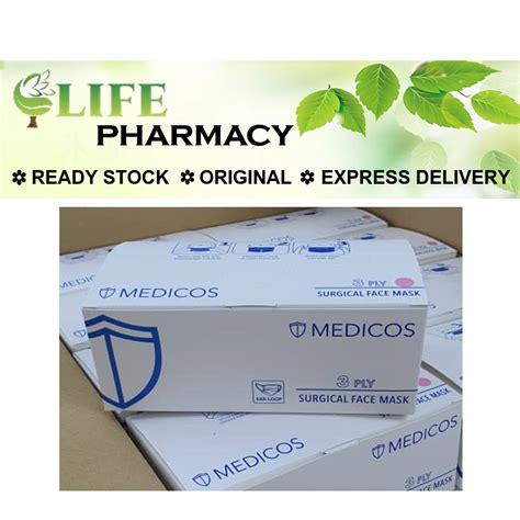 Established since 1991 we have be stiving for quality products with competative prices. Medicos 3 PLY Surgical Face Mask (Ear Loop) 50 PCS/Box ...