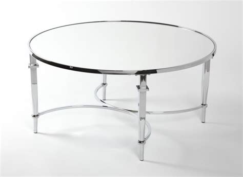 Modern round glass coffee table with/legs living room furniture golden brand new. 40 Photos Modern Chrome Coffee Tables | Coffee Table Ideas