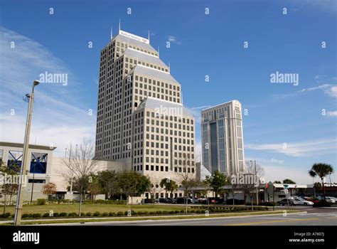 Bank Of America Building Orlando Florida Stock Photo Alamy