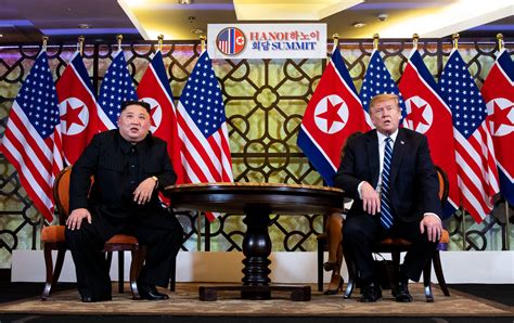 trump and kim started with dinner and praise they ended without a handshake the new york times