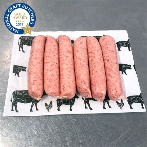 Tuckers Butchers Traditional Pork Sausages Pack Of 6