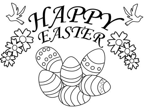 easter colouring