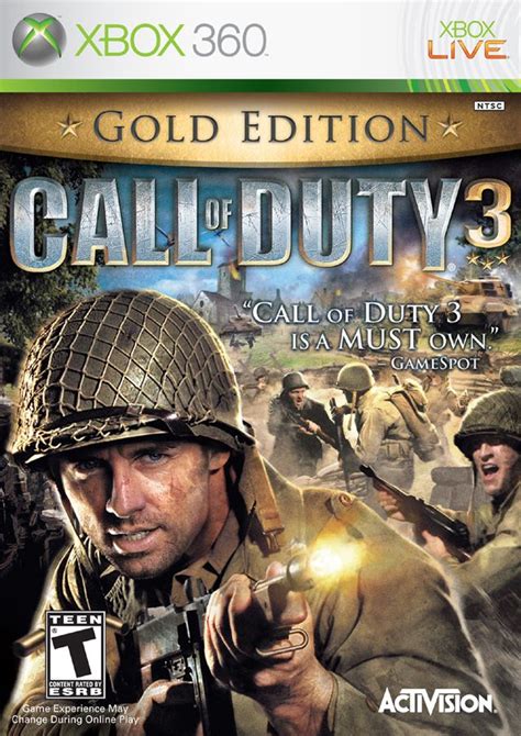 Call Of Duty 3 Gold Edition Xbox 360 Game