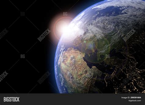 Earth Globe Space Image And Photo Free Trial Bigstock