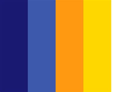 Blue And Orange 1 Color Palette