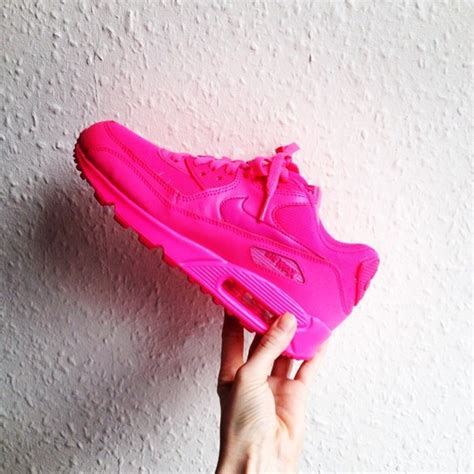 New Custom Nike All Sizes All Hot Pink Air Max 90