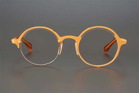 Farrell Round Retro Titanium Glasses Frame Fomoloo
