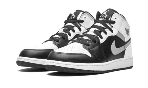 Colored in what is almost like the original shadow theme, the sneaker sports a similar upper of og air jordan 1 silhouettes with tumbled leather. Jordan 1 Mid White Shadow (GS) - 554725-073 - Restocks