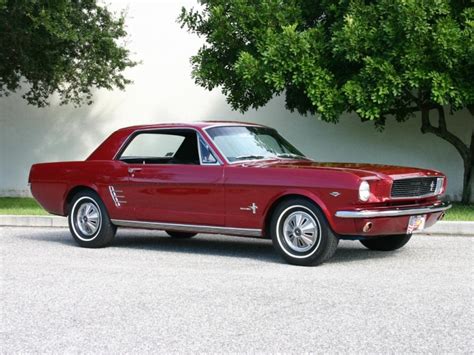 Candy Apple Red 1966 Ford Mustang Hardtop Photo