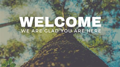 Welcome Graphics - Church Media Drop