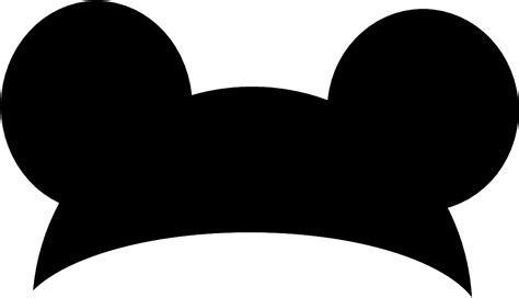 Silueta Mickey Mouse Png Transparent Png Orejas De Mickey Mouse Para