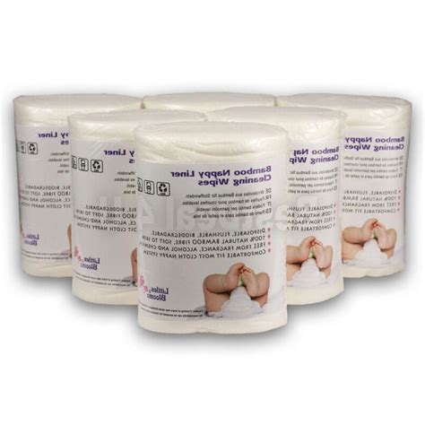 Baby Diaper Bamboo Disposable Flushable Biodegradable Liners Roll