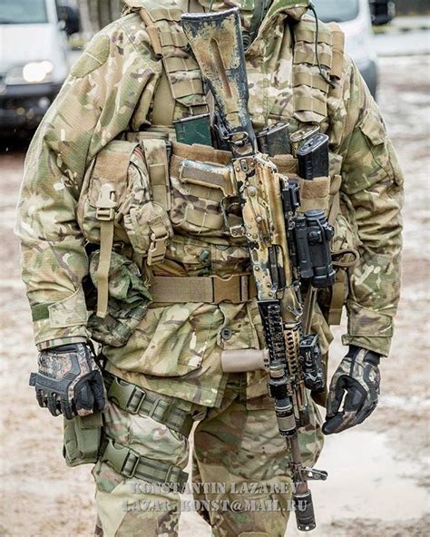 Spetsnaz Fsb Operator With A Custom Ak 74m Спецназ ФСБ С АК 74М на