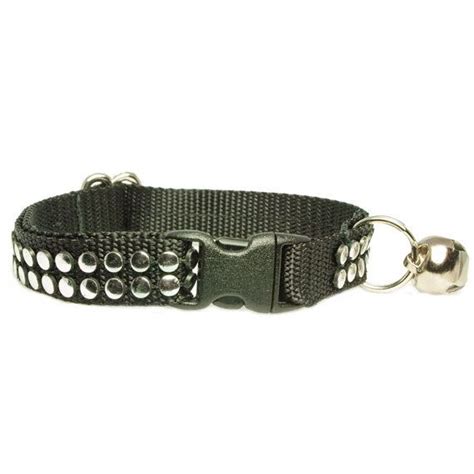 Shop chewy for low prices on cat collars. Studded Cat Collar 3/8 Black Super Cool Cat by ...