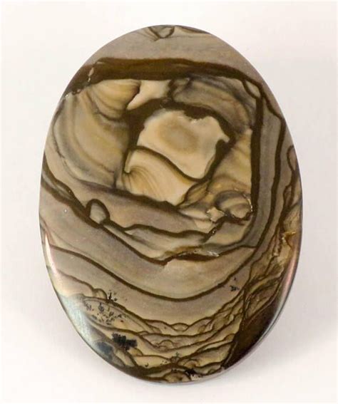 Heres A Cabochon Of Blue Biggs Jasper From Biggs Junction Oregon A