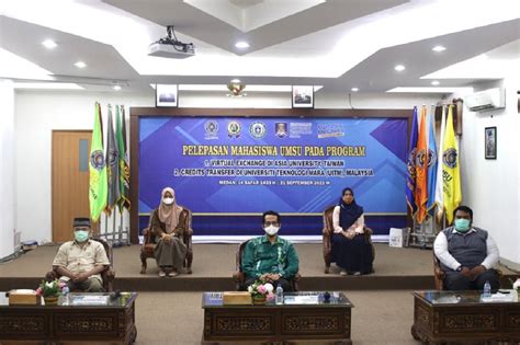 Rektor Umsu Lepas 58 Mahasiswa Ikuti Program Internasional Wartamuid