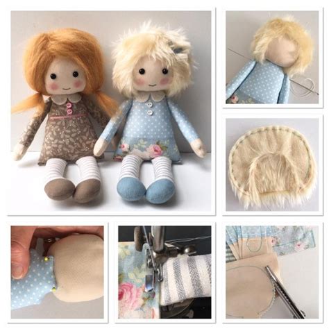 Rag Doll Pattern Pdf Cloth Doll Pattern Make Your Own Rag Etsy Rag