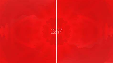 Glitch Art Abstract Digital Art Red Background Numbers Red Hd