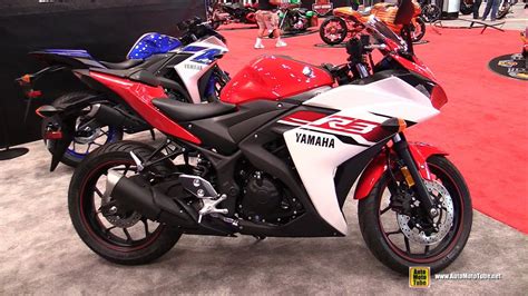 2015 Yamaha Yzf R3 Redandwhite Walkaround 2014 New York Motorcycle