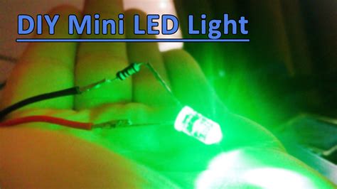 How To Make Mini Led Light Diy