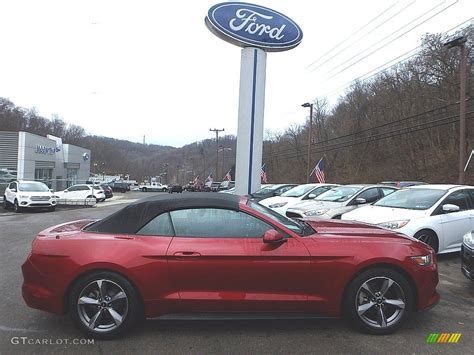 2016 Ruby Red Metallic Ford Mustang V6 Convertible 118900148