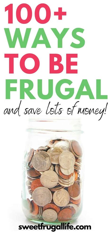 How To Live Frugally Sweet Frugal Life