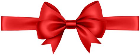 Red Ribbon Bow Png Transparent Image Download Size 8000x3180px