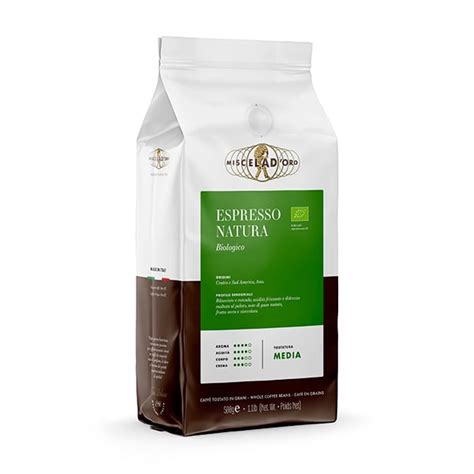 Miscela d Oro Espresso Natura 500g Espresso Mali Café et Machine à