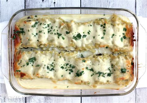 This spinach and mushroom stuffed lasagna rolls particularly got a lot of praise. Mushroom, Broccoli, and Spinach Lasagna Roll-ups - Erica's ...