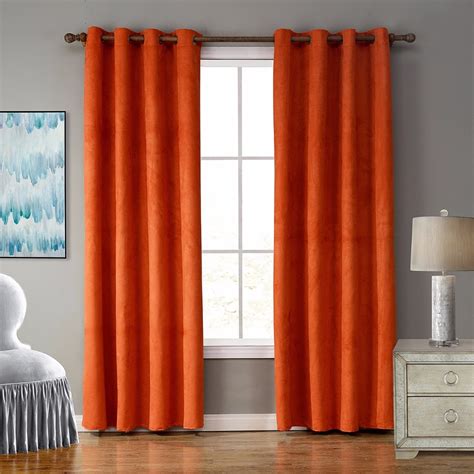 25 Perfect Orange Curtains For Living Room Home Decoration And