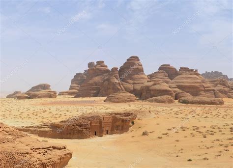 Desert Landscape Saudi Arabia — Stock Photo © Hanohiki 88448090