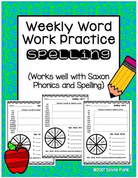 Saxon Phonics First Grade Worksheet