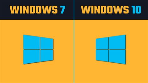 Windows 7 Vs Windows 10 Gaming Youtube