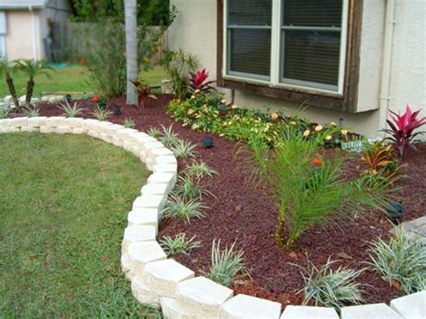 30 Edging A Flower Bed With Bricks