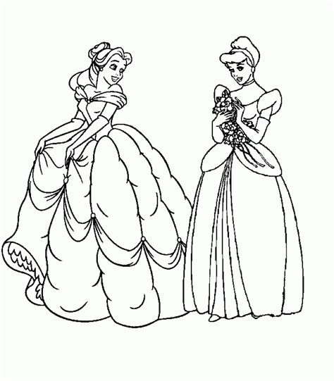 20 Free Printable Disney Princesses Coloring Pages