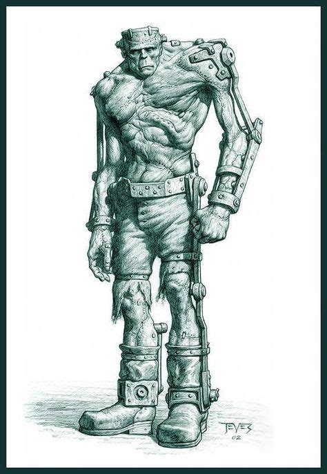 Frankenstein Concept Art By Miles Teves For Van Helsing Frankenstein