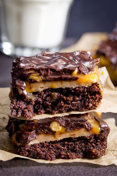 Snickers Brownies Simply Stacie