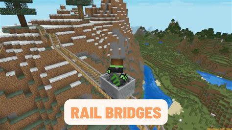 Rail Bridges Mod Transform Your Minecraft Transportation With Advanced